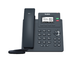 Telefono Yealink SIP-T31P - 2 linee SIP ed è fornito di porta EHS per utilizzare cuffie senza filo professionali